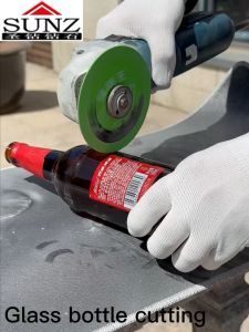 100mm Mata Gerinda Diamond Blade Untuk Kaca Pisau Potong Circular Saw Pisau Potong Kaca Ultra Super Thin