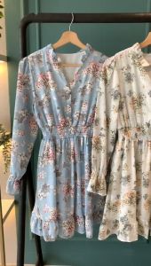 D9373 Sweet Pea Floral Dress Premium