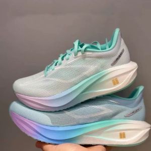 Fly Electric 5C Running Shoes Full Palm Carbon Plate Breathable Shock Absorption Rebound Ultra Lightweight Racing Sports Shoes