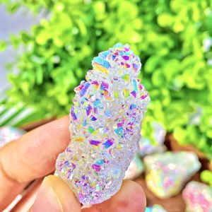 1 Mã Não Trắng Đá Thô Tự Nhiên Đá Quý Pha Lê Trang Sức Chữa Bệnh Pha Lê Lấp Lánh Phong Cách Hiện Đại Quà Tặng Sinh Nhật