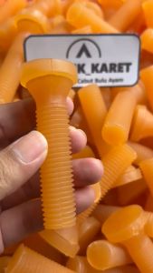 Paket Hemat isi 50 pcs Karet Mesin Cabut Bulu Ayam | Bebek | Kuning Lentur Grade A