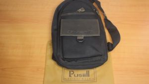 Slingbag Brand Lokal Pusiill/Bahan Cordura Kombinasi Kulit Asli/Tas Selempang Pria&Wanita  S007