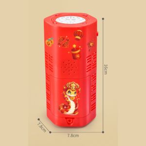 20hole rotating bubbles Durable waterproof and moistureproof Simulation Fireworks Snake Year Toys Gift  Bubble Toys