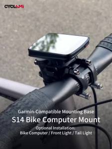 CYCLAMI | CYCLAMI S14 Universal PC 360° Rotating Bike Computer Mount Mountain Road Bicycle GPS Headlight Holder Bracket Support Tail Light