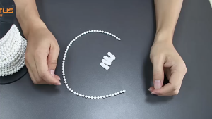 10pair Connector Rantai Tarikan Roller Blind Chain 45*6mm Connector Ball Chain