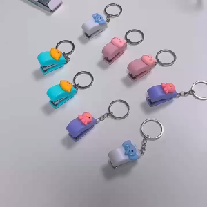 1PC Portable Cute Cartoon Mini Stapler -Ideal for Students & Office General Use with Adorable Style
