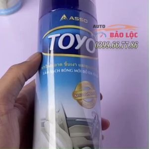 Chai xịt Toyo làm sạch bóng mới đồ da Bóng Gỗ Da Salon Ghế Da 500ml