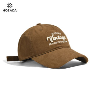 HOZADA หมวกเบสบอลสำหรับผู้ชายและผู้หญิงหมวกเบสบอลใช้ได้ทั้งชายและหญิงหมวกหมวกกันแดดระบายอากาศหมวกเบสบอลแฟชั่นหมวกกันแดดหมวกปรับได้หมวกกีฬากลางแจ้งออกกำลังกาย