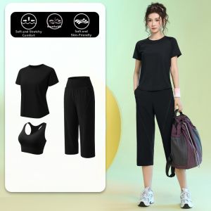 BAISILING | Plus Size Breathable Quick Dry Womens Sports Set