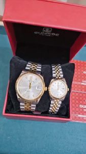 Đồng Hồ Nữ SR Sunrise 2255SA Viền Khía Size 28mm Kính Sapphire Fullbox Hãng BH 2 Năm (DHSG2255SA)