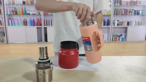 Teko Rebus Air/ Teko Penebat Terma Keluli Tahan Karat 316 dengan Penapis/ Periuk Kopi Ringan Modern 1000ml/ 316 Stainless steel Thermal Insulation