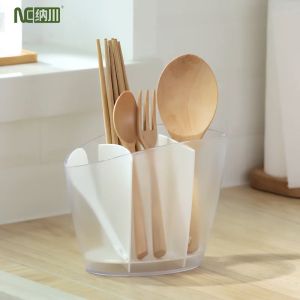 NACHUAN Multifuntion Kitchen Cutlery Organizer Storage Rack Knife Chopstick Spoon Fork Utensil Drainage Rack Kitchen Organizer