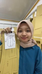 Pola Tunik Anak Perempuan Kerah Kemeja | Pola Baju Anak Perempuan | Pola Instan | Pola Jiplak | Pola Jahitan Lengkap Firdaus Busana