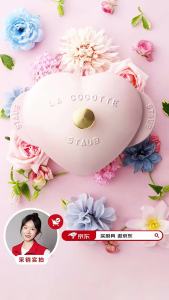 Enameled Cast Iron Heart Shaped Dutch Oven 20cm Romantic Pot for Mousse Rose Dessert Stew Valentines Day Home Kitchen