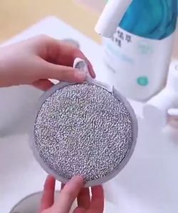 Miếng Rửa Chén Bát 3 Lớp Giẻ Rửa Bát Đĩa Đũa Cọ Xoong Nồi Đa Năng Tạo Bọt