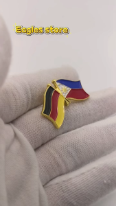 High Quality 1 Inch 3D Metal DE Pin German Brooch