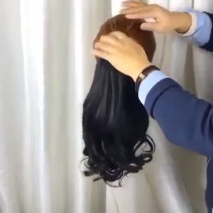 RSW 50cm Poni Tail Pony Tail Ponitail Ponytail Kuncir Rambut Wanita ala Korea Panjang Model Curly 11 Jepit Clip On Mini