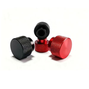 2pcs Aluminum Alloy Fine-Adjustment Hand-Tightened Step Nut Set M5 M6 M8 M10 Knurled Blind Hole Hand-Tightened Nut for Precision