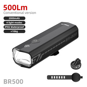 CYCLAMI Bicycle Front Light Bike Light 2000mAh Waterproof Headlights Flashlight Type-C Charging MTB Road Cycling Lamp