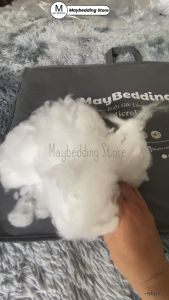 Gối Ôm Lông Vũ Maybedding Chuẩn Khách Sạn 5sao Gòn Micro Fiber Siêu Mịn