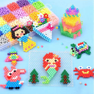 4400/2400/1000 Mainan Edukasi - Kerajinan Tangan - Aquabeads Set / Aquabead Hadiah Anak-anak Puzzle DIY Manik-Manik Kristal Ajaib Set Aksesori Diy Unisex Puzzle Kreatif Untuk Usia 6-8 Tahun - Lazada