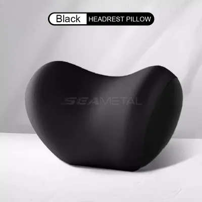 SEAMETAL Car Pillows Memory Foam Auto Seat Headrest Pillow Soft Waist Cushion Car Waist Protector Head Neck Pillow Accessories