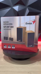 Loa Vi Tính Genius SP-HF180 Màu Vân Gỗ - Hàng Chính Hãng