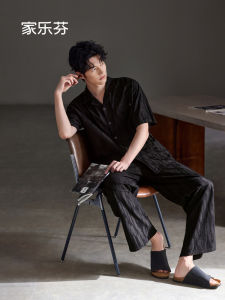 JIALEFEN | Men Summer Cotton Lounge Wear Set