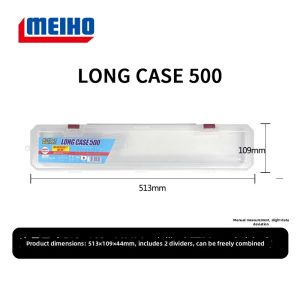MEIHO | 4 Sections Fishing Rod Case 500/620mm
