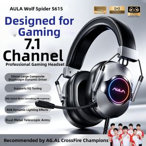 AULA | Gaming Headset 7.1 Sound Channel EQ Microphone