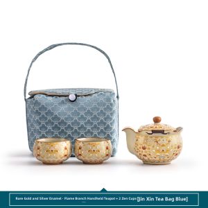SANXUN | Portable Outdoor Tea Set With Quick Cup 1 Pot 2 Cups