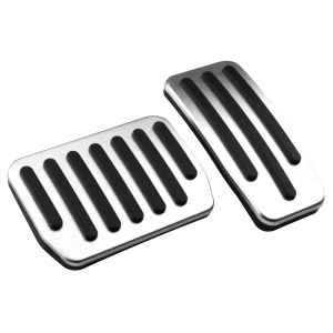 Car Pedals for Tesla Model 3 Model3 2017 2018 2019 2020 2021 LHD Dead Pedal Foot Rest Pedal Protective Cover Accessories
