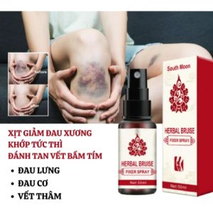 Xịt Tan Vết Bầm Tím Sưng Rút Ngắn Thời Gian Phục Hồi Giảm Đau Bong Gân Gãy Xương Cổ Tay Bong Gân Mắt Cá Chân Đau Cơ Xương Căng Cơ Giảm Đau Xương Khớp Vai Gáy