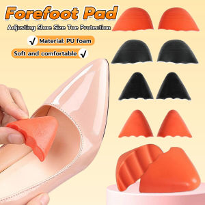 MaxPlus 1Pair Sponge Forefoot Insert Toe Plug Half Forefoot Cushion Shoe Size Change to Small Soft Pad