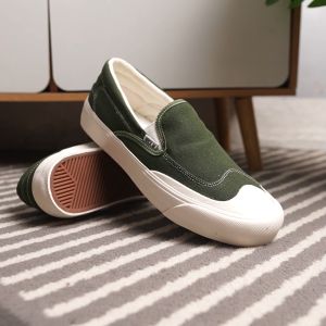 Brick Mansions - Slip On Olimpus Green White Sepatu Sneakers Casual Pria Wanita