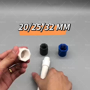 【Ready Stock】5PCS-High-Quality Blue PVC Pipe Fittings Set - Elbow Tee Coupling Cap Plug Male/Female Adaptors 1/2"/3/4"/1" - Local Delivery