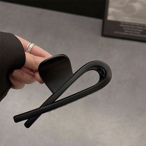 Retro Acrylic Tortoiseshell Texture Matte Hair Claw Clip Womens Shark Clamp Style Hair Accessories Original Design