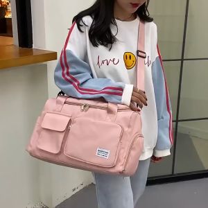 Malaysia Stock Multipurpose Bag Travel / Hiking / Gym / Yoga / Bag Hand Carry Crossbody Bag Sports Bag Large Capacity Waterproof Pregnant Bag Outstation Travel Bag School Bag Shoulder Bag  斜挎运动包尼龙材质防水