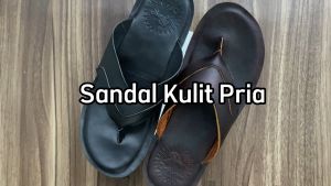 Sandal Kulit Pria Dewasa Jepit Full Kulit 100%