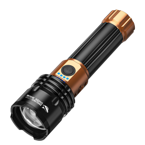 SMILING SHARK | High Lumens Long Battery Life Rechargeable Flashlight