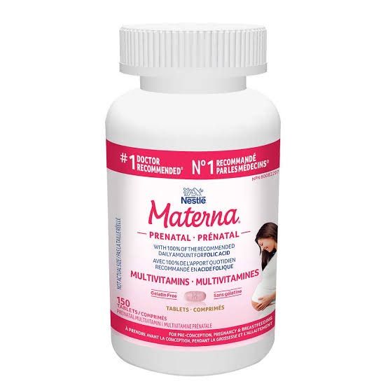 Nestle Materna Prenatal Multivitamins, 150 tablets Lazada PH