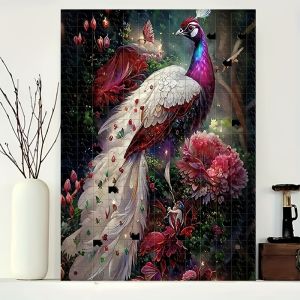 Kayou | 500/1000 Pieces Jigsaw Puzzle Beautiful Peacock Jigsaw Puzzle Educational Toy for Kids Children s Games Christmas Gift