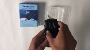 50kg/10g Hanging Electronic Scale Digital Scale For Kitchen And Jewelry Pocket Scale (Black)