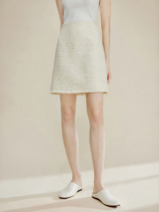 FAMANXUAN | Wool Tweed Short Skirt