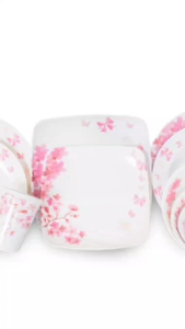 HQ melamine wares plates and bowls tablewares double happy dinner plate and salad bowl WHITE BCKRND.