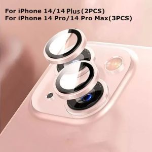 2-3Pcs Original Deep Purple Camera Lens Protection For IPhone 15Plus 16ProMax 12 13 14 15Pro Tempered Glass Protector Accessory