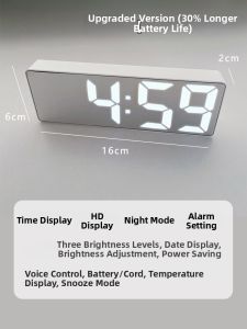 Luminous LED Digital Clock Simple