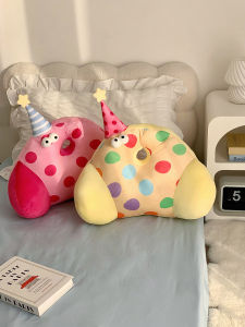 Polka Dot Cushion Office Chair Sofa Car Seat Back Support Lumbar Protection Versatile Comfortable Pillow for Students And Drivers