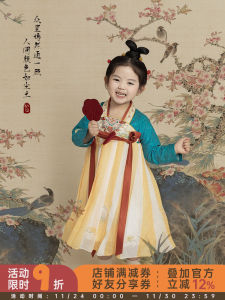 Youyou Girls Embroidered Satin Dress with Patchwork Sleeves Spring Autumn Cute Hidden Pattern Cotton Blend Childrens Clothing