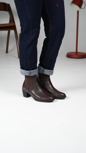 LARRIE Kasut Perempuan Ivanna 2 Ankle Boots with Block Heel - L12601-MK01SV